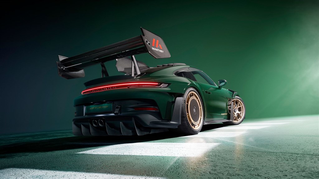 Manthey Kit til Porsche 911 GT3 RS: Motorsportsteknologi til trackday-fans.
(Foto: Porsche AG)
